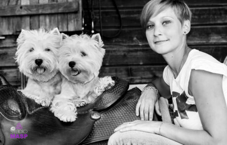 ritratto con animali